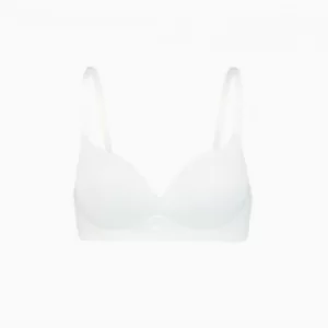 Image of PUMA Womens Soft Padded Bra 1 Pack, White, size 32D, Clothing