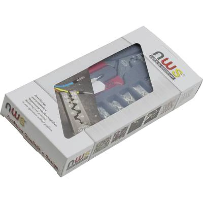 Image of NWS NWS 143B Squeezer set 502 Piece Ferrules 0.5 up to 16 mm² Incl. ferrule set 143B
