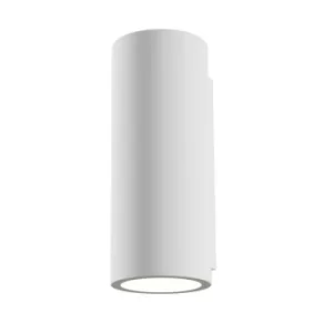 Image of Parma Wall Lamp White, 2 Light, GU10, Paintable