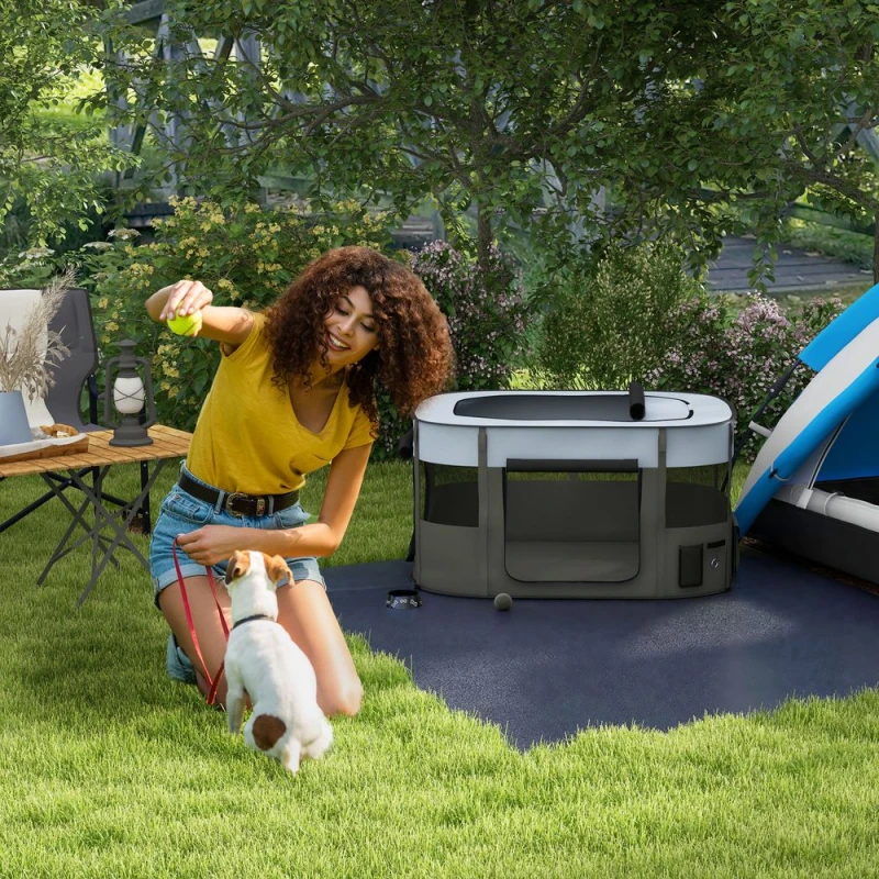 Image of PawHut Portable Dog Pen for Puppies, Rabbits, Kittens, Guinea Pigs xl - Pawhut 5056725529550