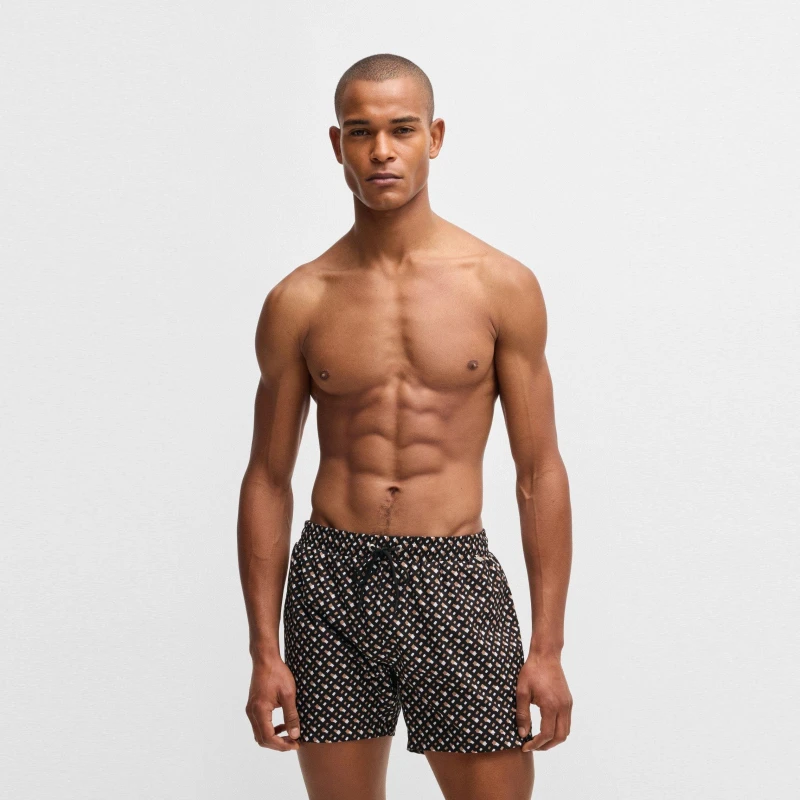 Image of Boss Mens Manu Swim Shorts Black 001 male S