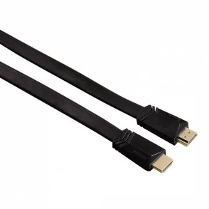 Image of Hama High Speed HDMI Cable Plug - Plug Flat Ethernet 3m