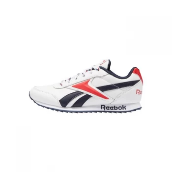 Image of Reebok Royal Classic Jogger 2 Shoes Kids - White / Vector Navy / Vector R
