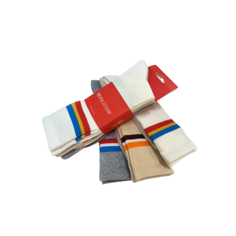 Image of Revolution Football Socks Revolution Jacquard (x3) Multicolore Male TU