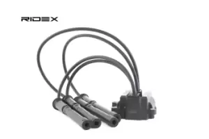 Image of RIDEX Ignition coil 689C0043 Coil pack,Ignition coil pack RENAULT,NISSAN,TWINGO I (C06_),CLIO II (BB0/1/2_, CB0/1/2_),KANGOO (KC0/1_)