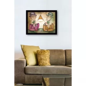 Image of SC0939 Multicolor Decorative Framed MDF Painting