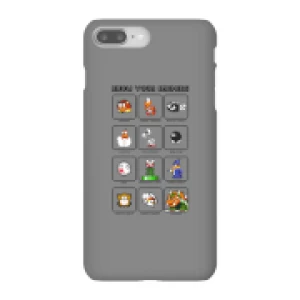 Image of Nintendo Super Mario Know Your Enemies Phone Case - iPhone 8 Plus - Snap Case - Gloss