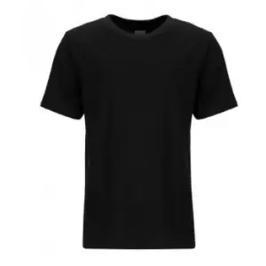 Image of Next Level Childrens/Kids Short-Sleeved T-Shirt (11-12 Years) (Black)