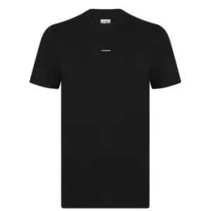 Image of CP Company 30/1 Small Logo T Shirt - Black