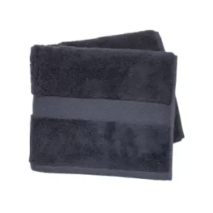 Image of Peacock Blue Hotel Savoy Bath Sheet, Graphite