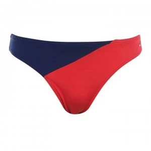 Image of Tommy Bodywear Colour Block Bikini Briefs - 416 NAVY BLAZER