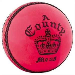 Image of Readers County Crown Cricket Ball Pink - Womens