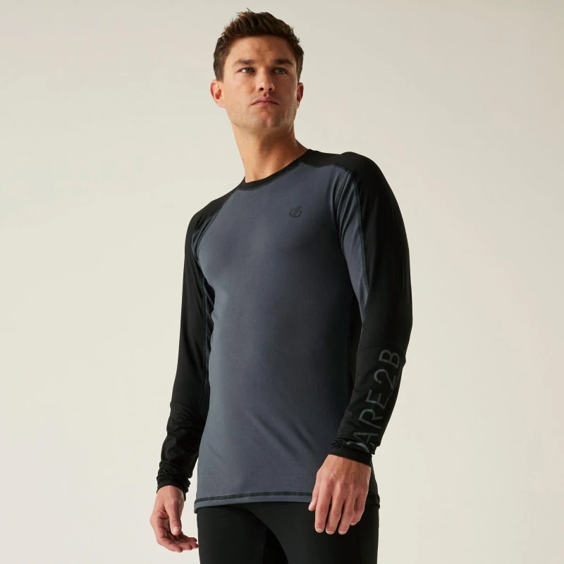Image of Dare 2B Mens Exchange IV Thermal Baselayer Set S - Waist 31-32', Chest 38' Black/Ebony DMU419-06N-S