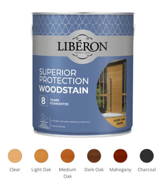 Image of Liberon High Protection Woodstain - Satin - Light Oak - 750Ml