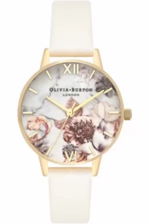 Image of Ladies Olivia Burton Marble Florals Watch OB16CS15