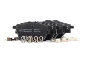 Image of BREMBO Brake pad set OPEL,PEUGEOT,CITROEN P 61 124 1609000980,1617535480,1619791280 1647874380,95525386,1609000980,1617535480,1619791280,1647860380