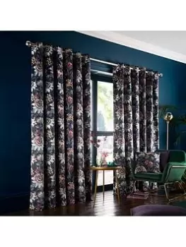 Image of Studio G Pasionaira Eyelet Lined Curtains