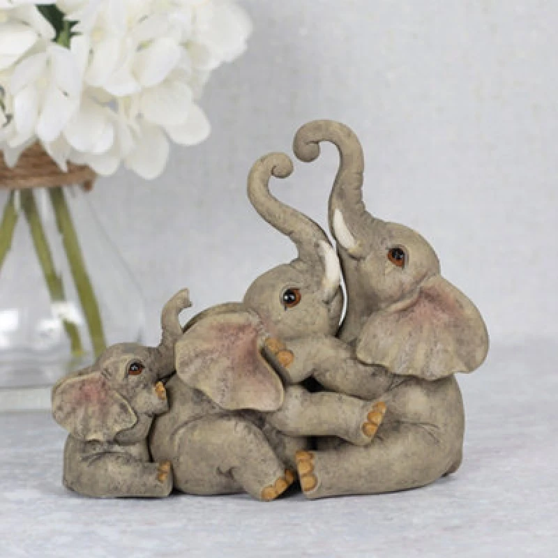 Image of Elephant Family Ornament