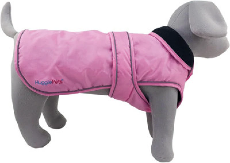 Image of HugglePets Arctic Armour Waterproof Thermal Dog Coat - Pink Pink
