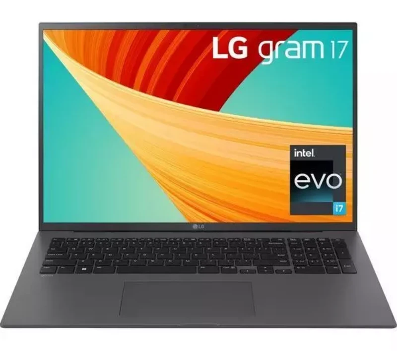 Image of LG gram 17 17Z90R-K.AA79A1 17" Laptop - Intel Core i7, 1TB SSD, Dark Grey, Silver/Grey 8806084798282