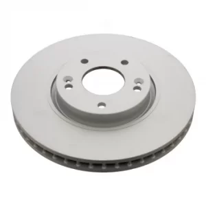 Image of Pair of Brake Discs 31317 by Febi Bilstein Front Axle