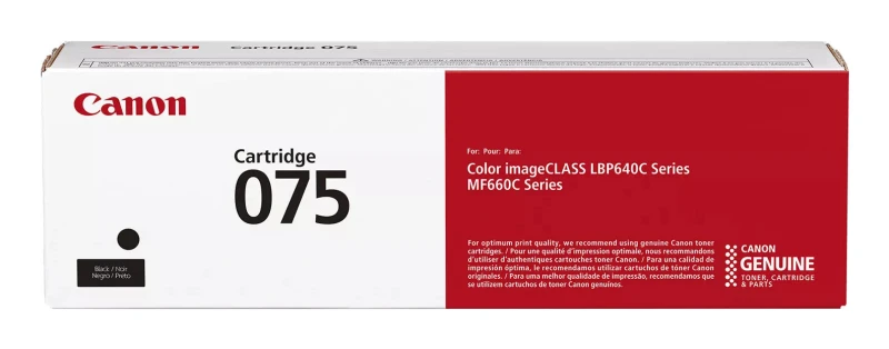 Image of Canon 075 toner cartridge Original Black 6365C002