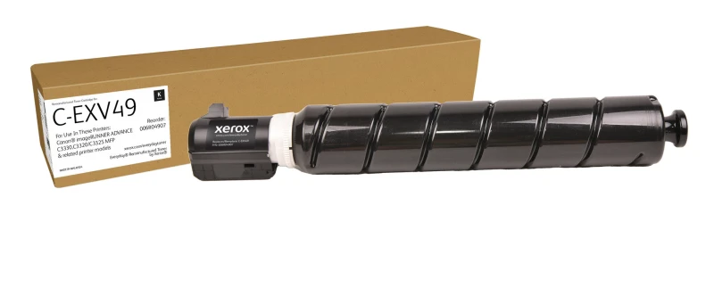 Image of Xerox Everyday Black Remanufactured Toner by Xerox compatible with Canon C-EXV49 (8524B002), Standard capacity 006R04907