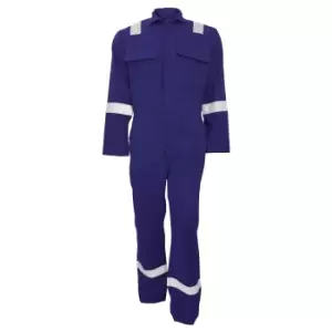 Image of Portwest Bizweld Iona Flame Resistant Work Overall/Coverall (S/R) (Navy)