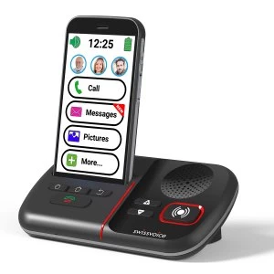 Image of Swissvoice C50s Smartphone with Base Station - Black
