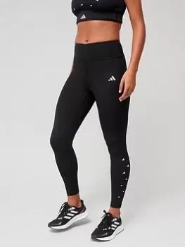 Image of adidas Womens Performance Leggings (7/8) - BLACK/WHITE, Black/White, Size XS, Women