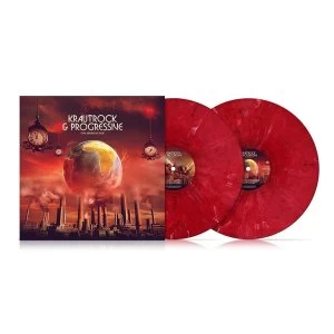 Image of Various Artists - Krautrock And Progressive Gatefold Red Marble Vinyl