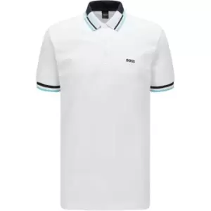 Image of Boss Paddy 1 Polo Top - White