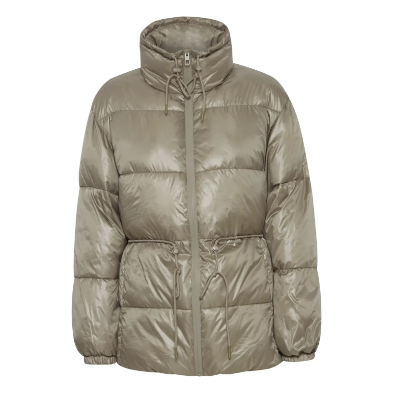 Image of Ichi Puffer Jacket Ichi Heluna Beige Female XS