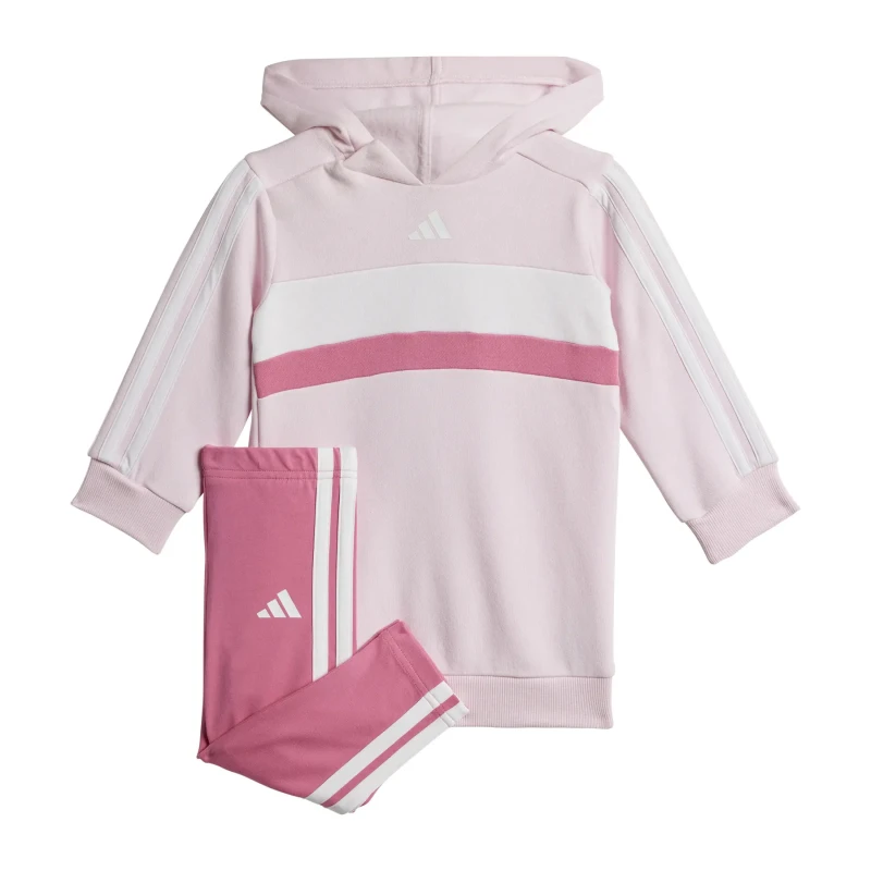Image of Adidas Baby girl tracksuit adidas Essentials Tiberio 3-Stripes Rose Female 9/12 monthes