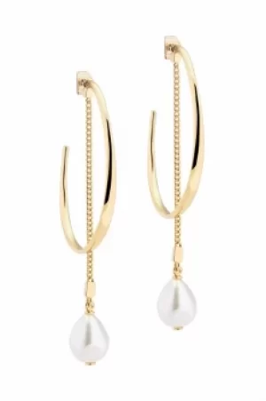 Image of Karen Millen Jeweller Modern Pearl Earring