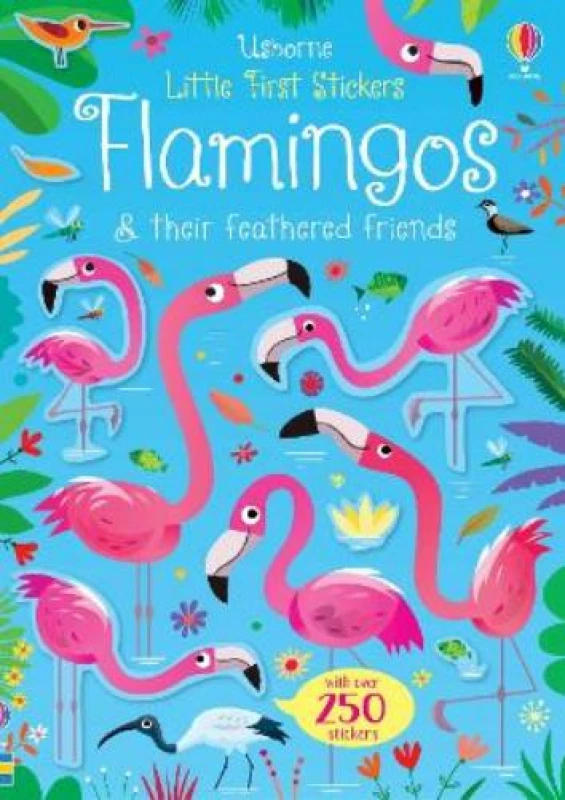 Image of Kirsteen Robson Little First Stickers Flamingos Book Multi unisex