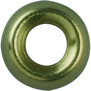 Image of Wickes Brass Screw Cup Washers - No. 4 Pack of 20