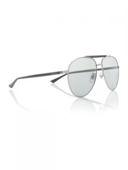 Image of Gucci Grey 0GC000972 Round Sunglasses Grey