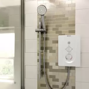 Image of Smile Electric Shower 8.5kW - White - Bristan