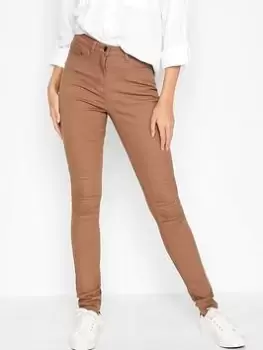 Image of Long Tall Sally Ava Skinny Jean 34" - Brown, Size 22, Inside Leg 34, Women