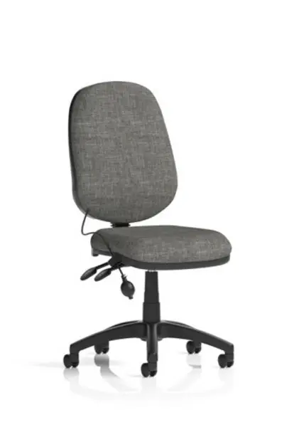 Image of Eclipse Eclipse Plus II Lever Task Operator Chair Charcoal With Pump Lumbar DE02PLCOAL