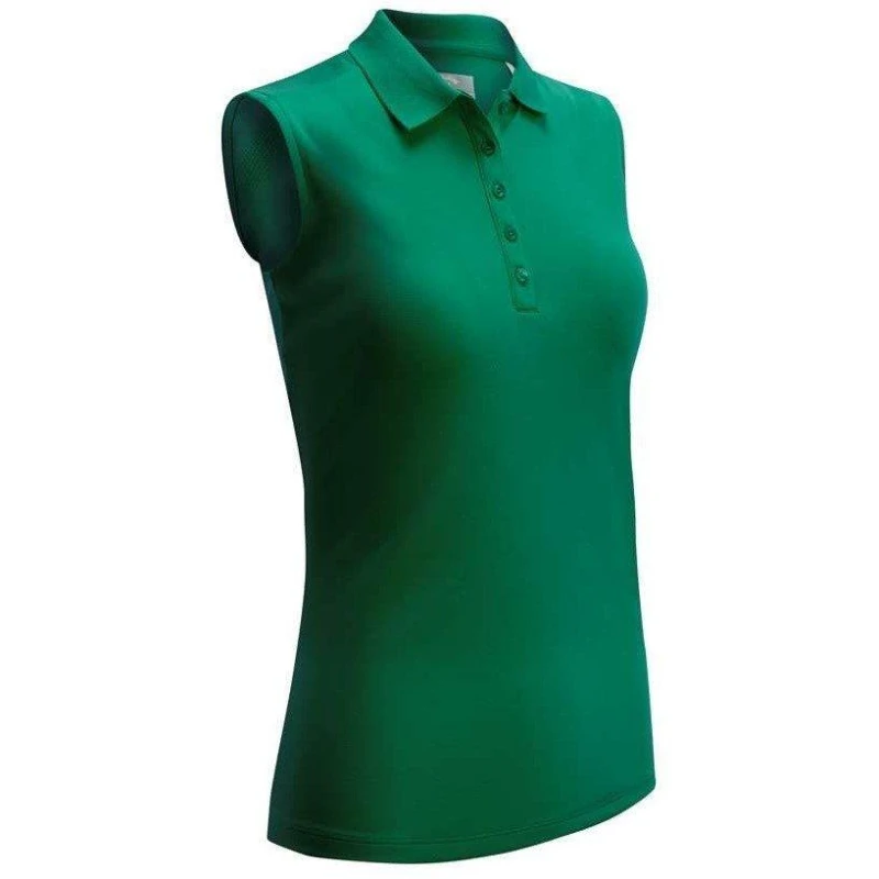 Image of Callaway Short Sleeve Swing Tech Polo Womens - Green Green 12
