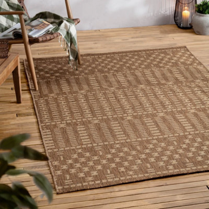 Image of Yard Seagrove Jute Effect Indoor/Outdoor Rug Natural 120 X 170Cm, Cream 5025532850294.00