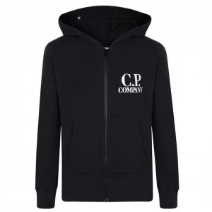 Image of CP COMPANY Junior Boys Goggle Zip Hoodie - Navy 888