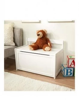 Image of Melissa & Doug Wooden Toy Chest White