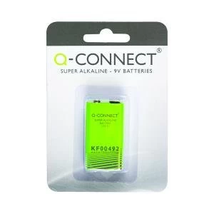 Image of Q-Connect 9V Alkaline Battery KF00492