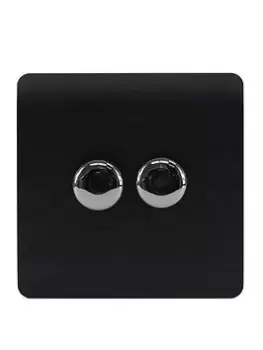 Image of Trendiswitch 2G LED Dimmer Matt Black