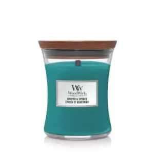 Image of Woodwick Juniper & Spruce Scented Candle 85g