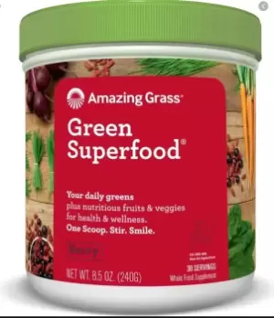 Image of Green Super Food 30 Serv-Berry Health Foods Amazing Grass