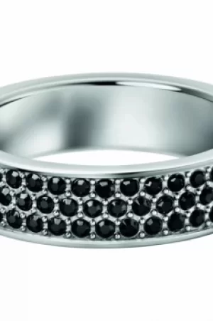 Image of Ladies Calvin Klein Stainless Steel Size N Hook Ring KJ06BR040207